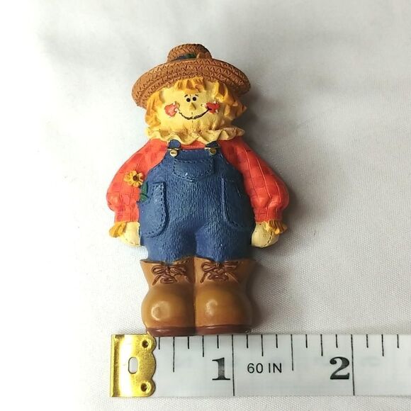 Vintage Scarecrow Pin. Perfect for a Fall accessory! - Picture 5 of 6